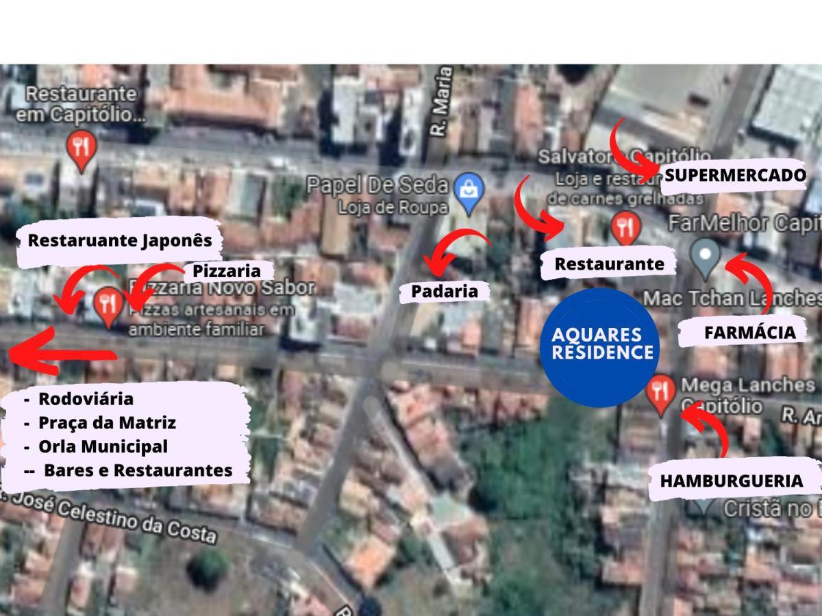 Aquares Residence - Apartamento para temporada Capitolio Bagian luar foto
